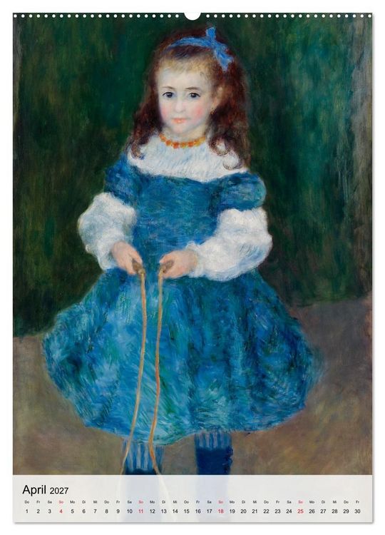 Produktbild: Die kleinen Musen des Monsieur Renoir (Wandkalender 2027 DIN A2 hoch), CALVENDO Monatskalender