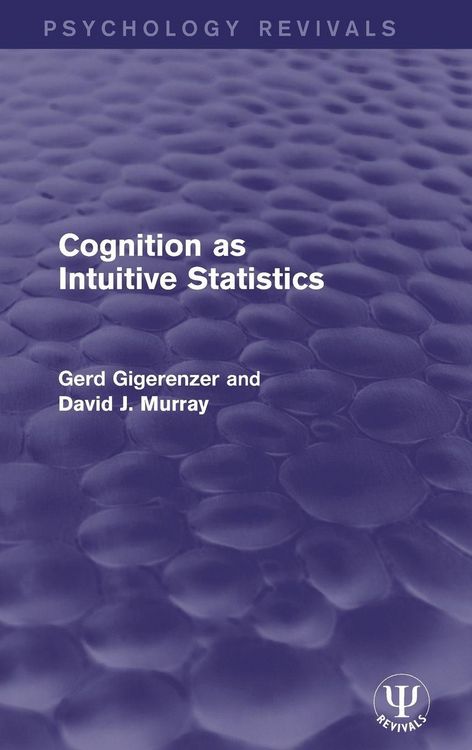 Produktbild: Cognition as Intuitive Statistics