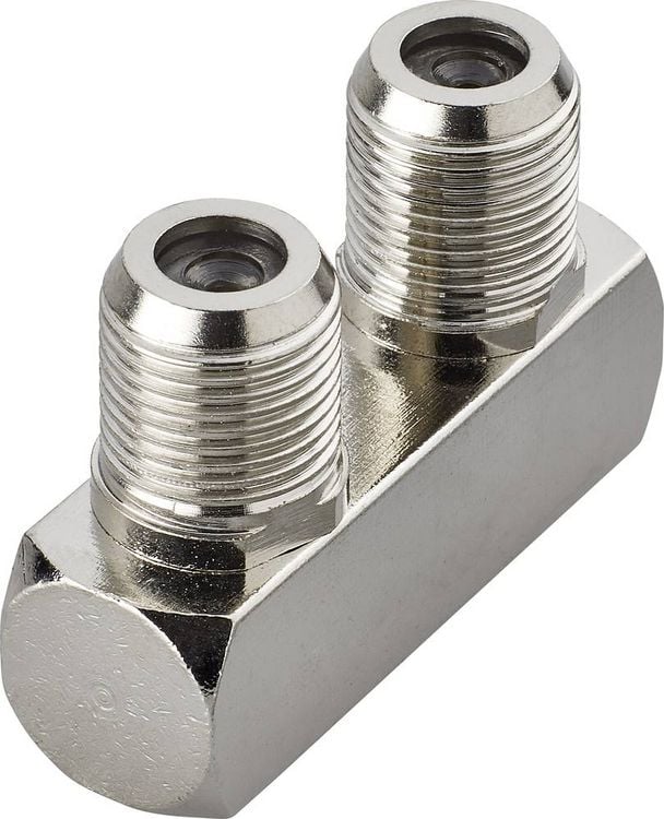 Produktbild: Renkforce 0403444 F-Verbinder U-Form Anschl&uuml;sse: F-Buchse, F-Buchse 1St.
