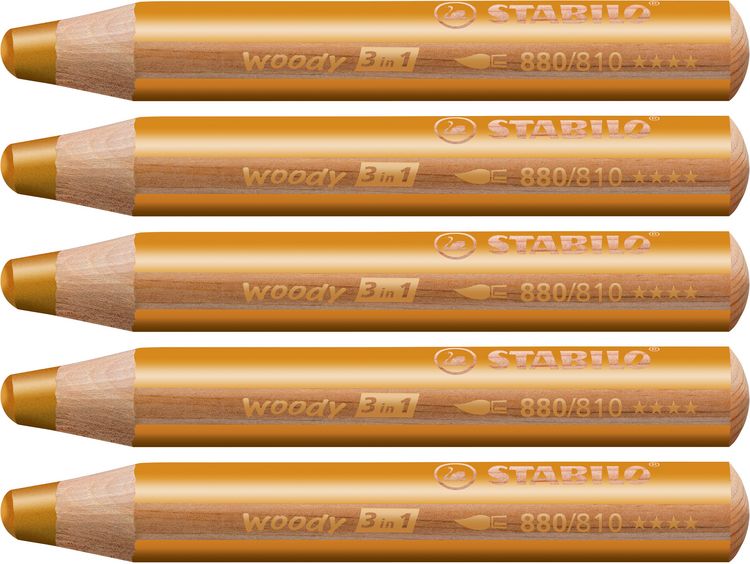 Produktbild: STABILO Aquarellbuntstift woody 3 in 1