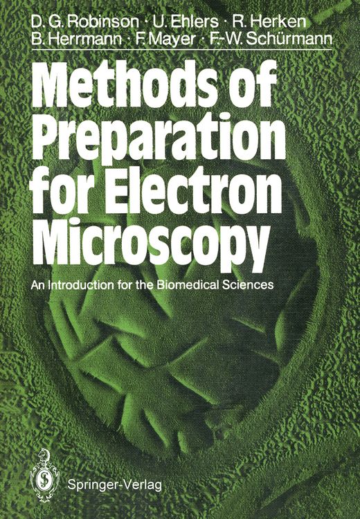 Produktbild: Methods of Preparation for Electron Microscopy