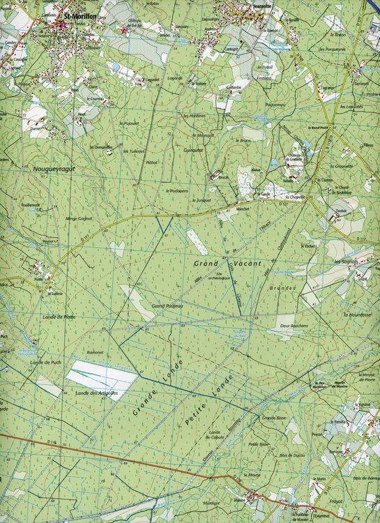 Produktbild: Landiras Hostens 1:25 000
