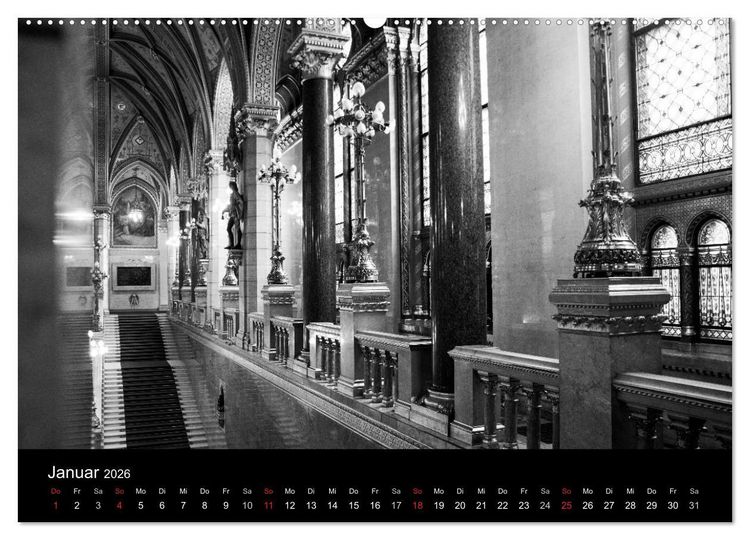 Produktbild: Budapest einfach liebenswert (Wandkalender 2026 DIN A2 quer), CALVENDO Monatskalender