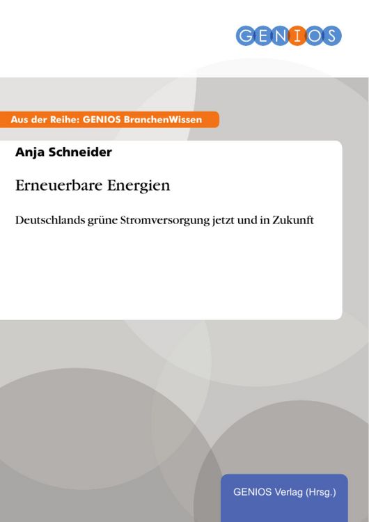 Produktbild: Erneuerbare Energien