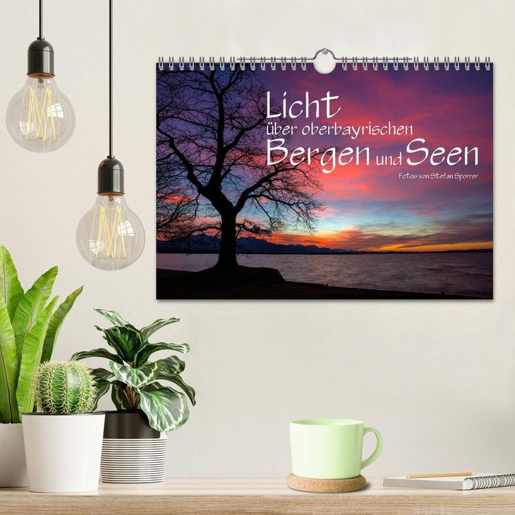 Produktbild: Licht &uuml;ber oberbayrischen Bergen und Seen (Wandkalender 2026 DIN A4 quer), CALVENDO Monatskalender