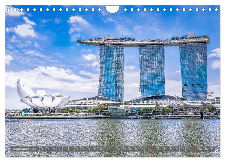 Produktbild: Singapore - Discover Central Area (Wall Calendar 2026 DIN A4 landscape), CALVENDO 12 Month Wall Calendar