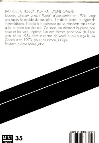 Produktbild: Portrait d'une ombre