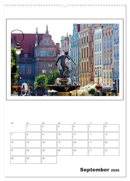 Produktbild: Danzig - Gdansk (Wandkalender 2026 DIN A2 hoch), CALVENDO Monatskalender