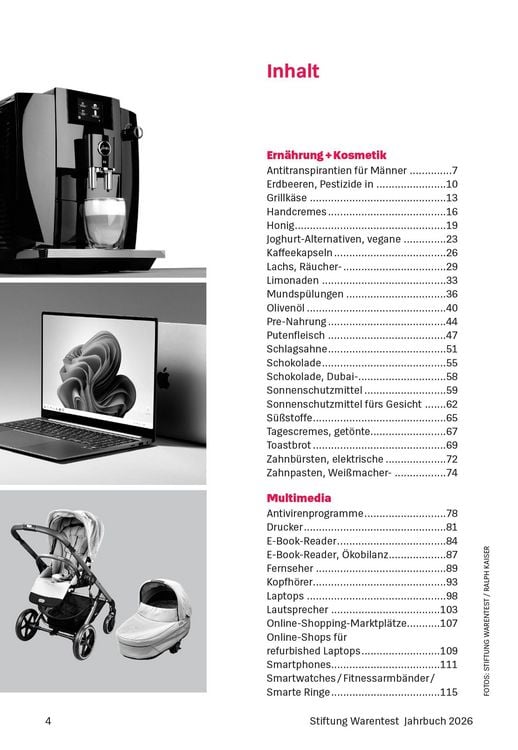 Produktbild: Stiftung Warentest Jahrbuch 2026