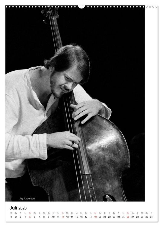 Produktbild: Jazz live (Wandkalender 2026 DIN A2 hoch), CALVENDO Monatskalender