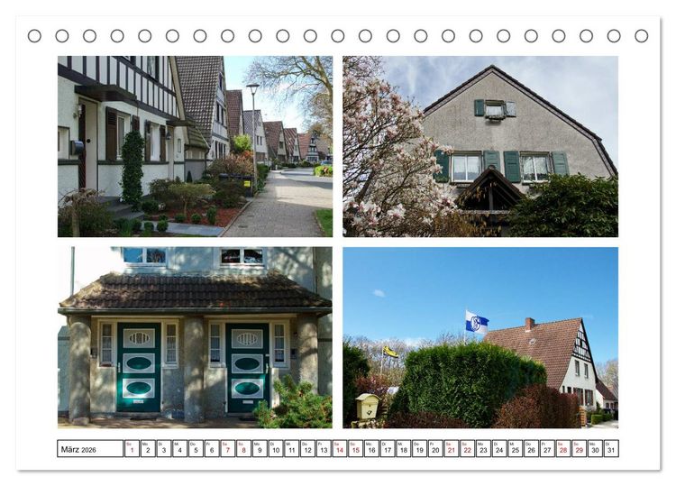 Produktbild: Gartenst&auml;dte im Ruhrgebiet (Tischkalender 2026 DIN A5 quer), CALVENDO Monatskalender
