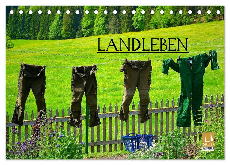 Produktbild: Landleben (Tischkalender 2026 DIN A5 quer), CALVENDO Monatskalender