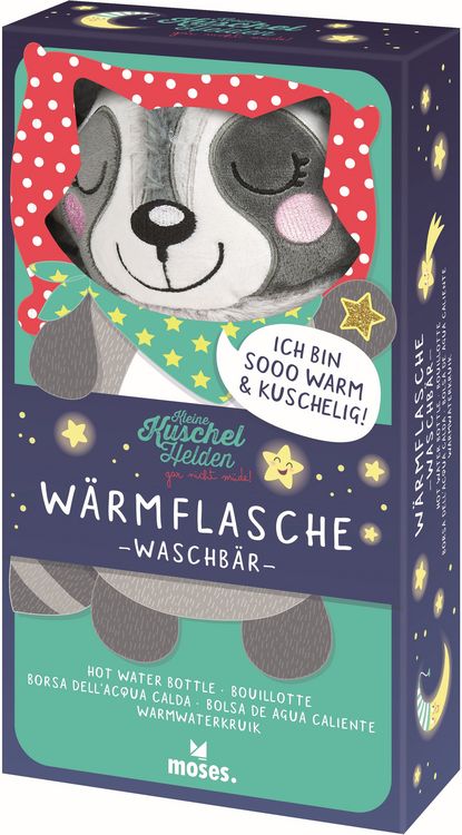 Produktbild: Kleine Kuschelhelden W&auml;rmflasche Waschb&auml;r