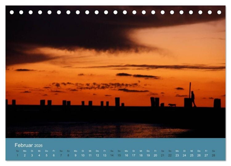 Produktbild: F&ouml;hr 2026. Portr&auml;t einer Insel (Tischkalender 2026 DIN A5 quer), CALVENDO Monatskalender