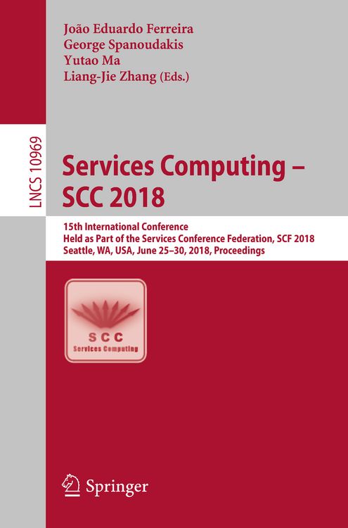 Produktbild: Services Computing &ndash; SCC 2018