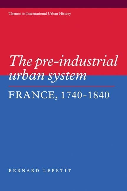 Produktbild: The Pre-Industrial Urban System