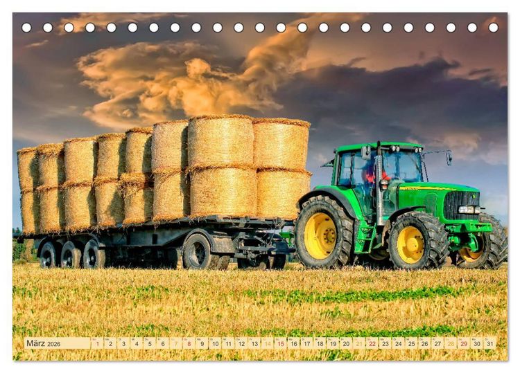 Produktbild: Landwirtschaft - Hightech und Handarbeit (Tischkalender 2026 DIN A5 quer), CALVENDO Monatskalender