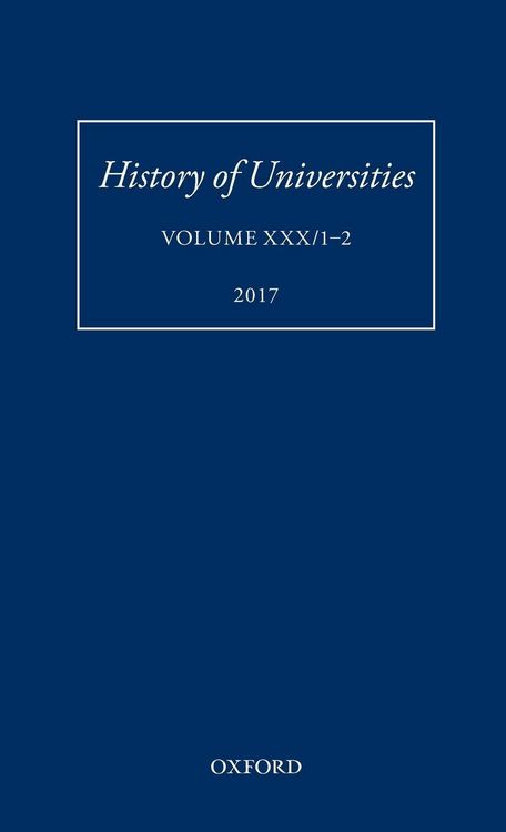 Produktbild: History Of Universities Vol 30 1-2 Hou C