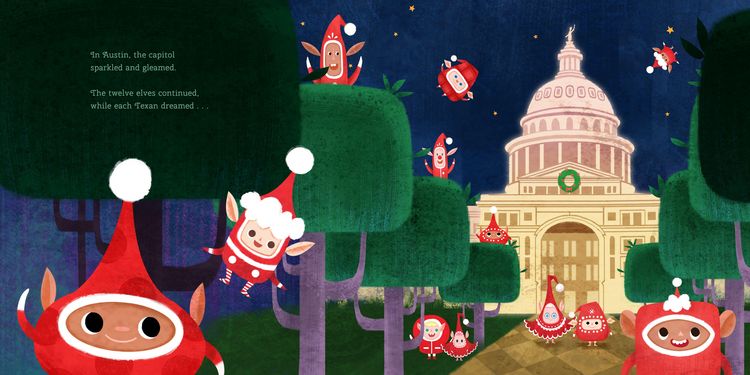Produktbild: 12 Little Elves Visit Texas