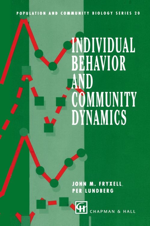 Produktbild: Individual Behavior and Community Dynamics