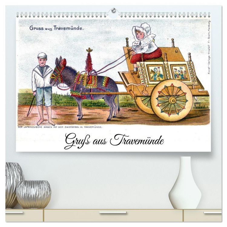 Produktbild: Gru&szlig; aus Travem&uuml;nde (hochwertiger Premium Wandkalender 2026 DIN A2 quer), Kunstdruck in Hochglanz