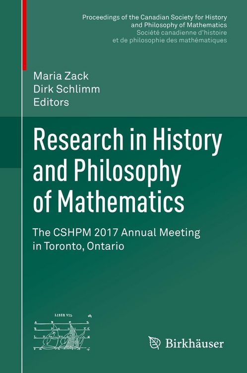 Produktbild: Research in History and Philosophy of Mathematics