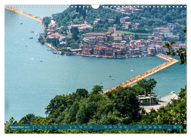 Produktbild: Iseo-See (Wandkalender 2027 DIN A3 quer), CALVENDO Monatskalender