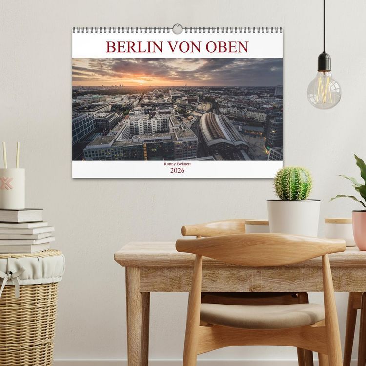 Produktbild: Berlin von oben (Wandkalender 2026 DIN A3 quer), CALVENDO Monatskalender