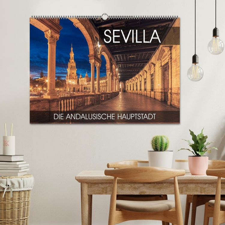 Produktbild: Sevilla - die andalusische Hauptstadt (Wandkalender 2026 DIN A2 quer), CALVENDO Monatskalender