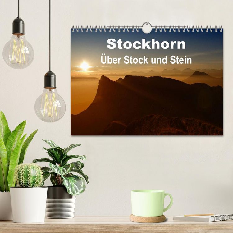 Produktbild: Stockhorn &ndash; &Uuml;ber Stock und Stein (Wandkalender 2026 DIN A4 quer), CALVENDO Monatskalender