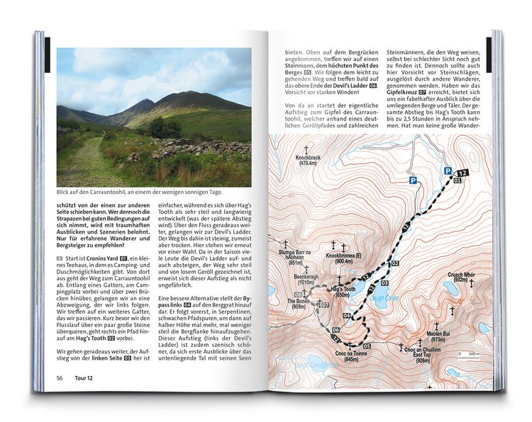 Produktbild: KOMPASS Wanderf&uuml;hrer Irland mit Nordirland, 70 Touren mit Extra-Tourenkarte