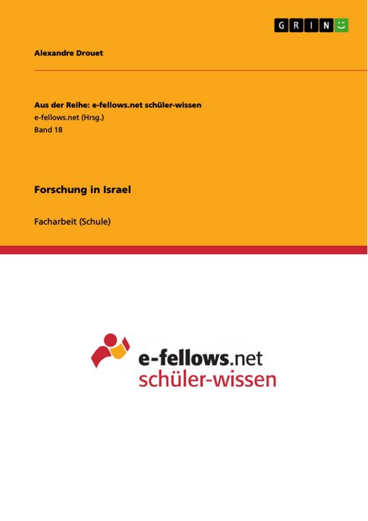 Produktbild: Forschung in Israel