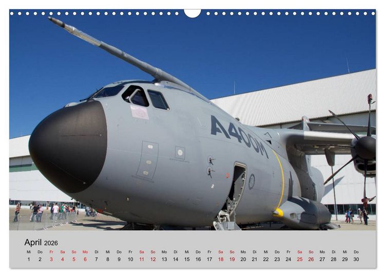 Produktbild: Transportflugzeug Airbus A400M Atlas (Wandkalender 2026 DIN A3 quer), CALVENDO Monatskalender