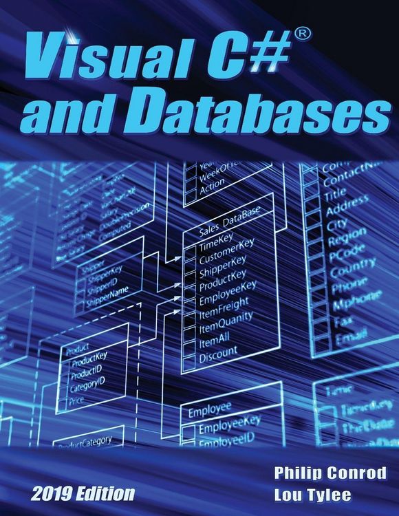 Produktbild: Visual C# and Databases 2019 Edition