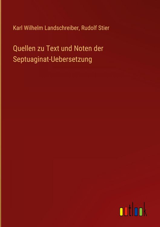 Produktbild: Quellen zu Text und Noten der Septuaginat-Uebersetzung