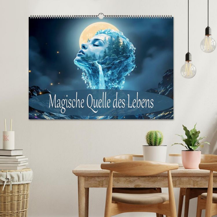 Produktbild: Magische Quelle des Lebens (Wandkalender 2026 DIN A2 quer), CALVENDO Monatskalender