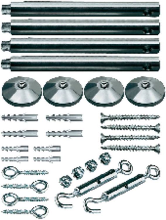 Produktbild: Paulmann 17834 Niedervolt-Seilsystem-Komponente Spann-Montageset Chrom