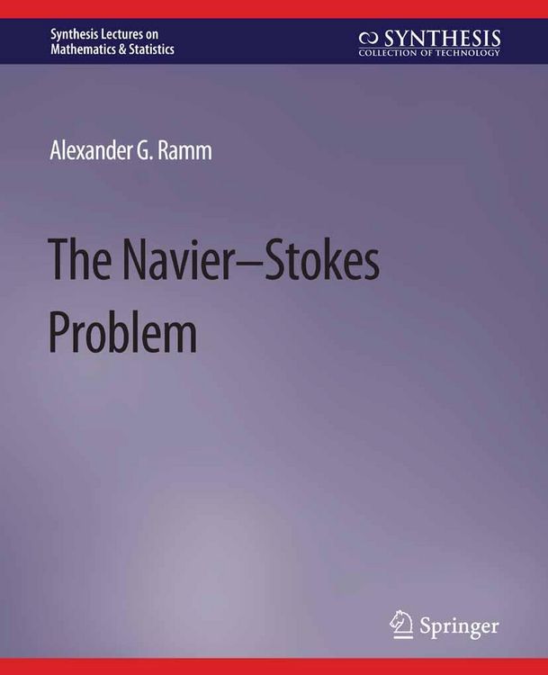 Produktbild: The Navier-Stokes Problem