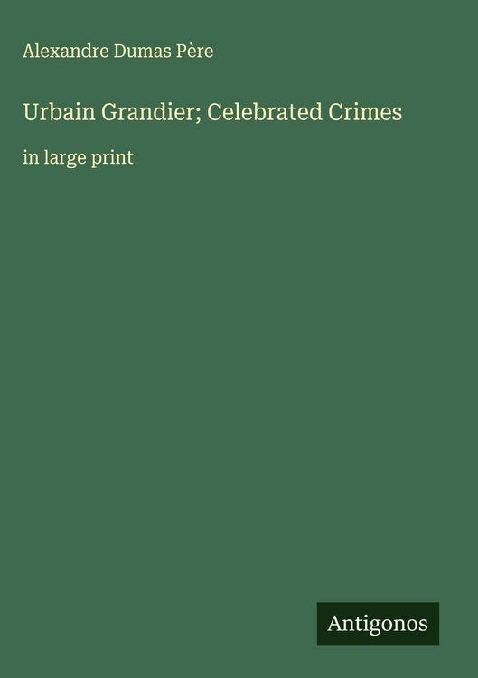 Produktbild: Urbain Grandier; Celebrated Crimes