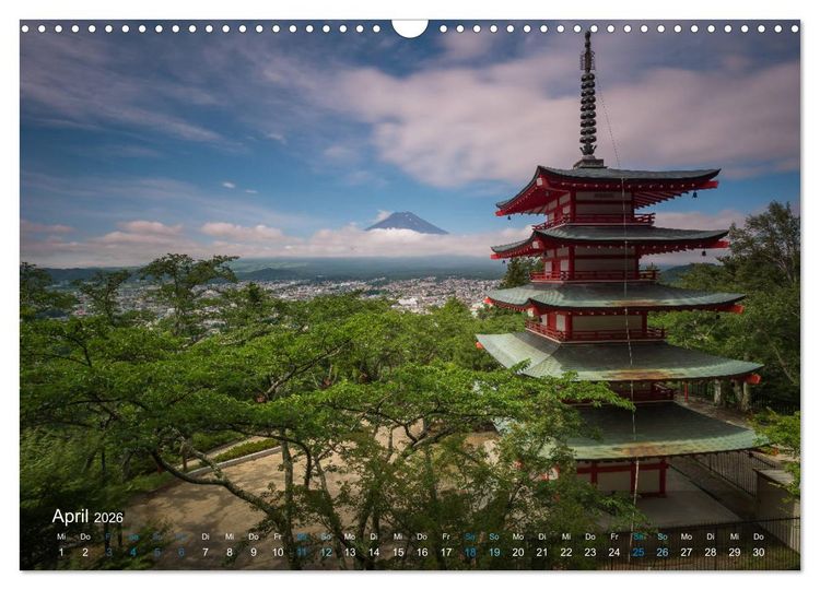 Produktbild: Japan - Im Land der aufgehenden Sonne (Wandkalender 2026 DIN A3 quer), CALVENDO Monatskalender