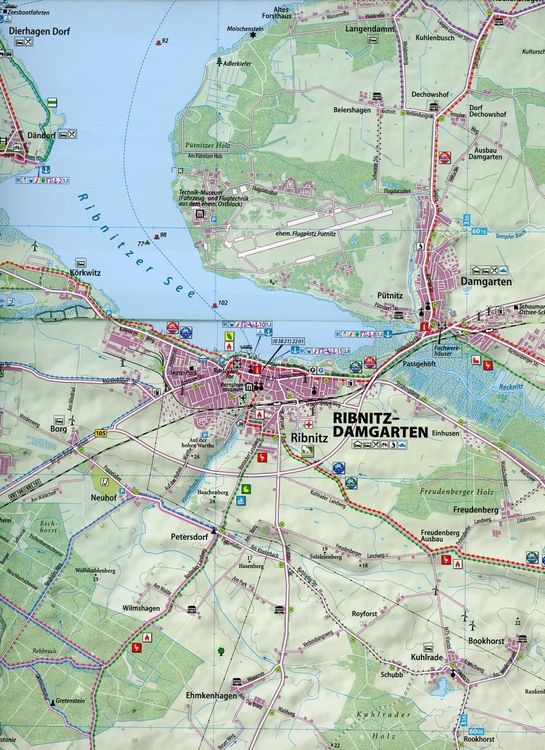 Produktbild: Rad- und Wanderkarte Fischland-Dar&szlig;-Zingst 1 : 40 000
