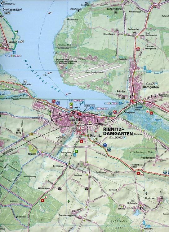 Produktbild: Rad- und Wanderkarte Fischland-Dar&szlig;-Zingst