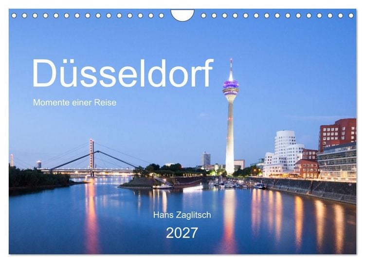 Produktbild: D&uuml;sseldorf - Momente einer Reise (Wandkalender 2027 DIN A4 quer), CALVENDO Monatskalender