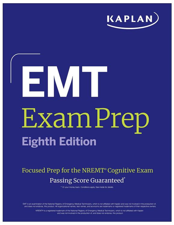 Produktbild: EMT Exam Prep, Eighth Edition: Focused Prep for the Nremt Cognitive Exam + One Full Length Practice Test (2026)