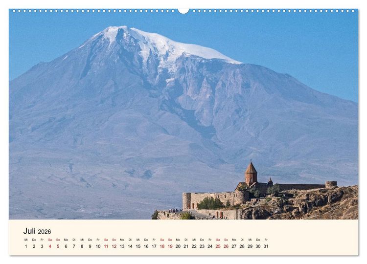 Produktbild: Der Kaukasus - Entdeckungen zwischen Asien und Europa (Wandkalender 2026 DIN A2 quer), CALVENDO Monatskalender