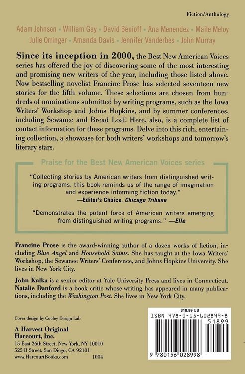 Produktbild: Best New American Voices