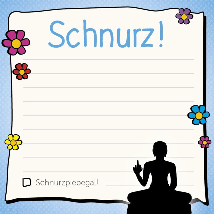 Produktbild: Am Arsch vorbei: Schnurz! &ndash; Klebezettel