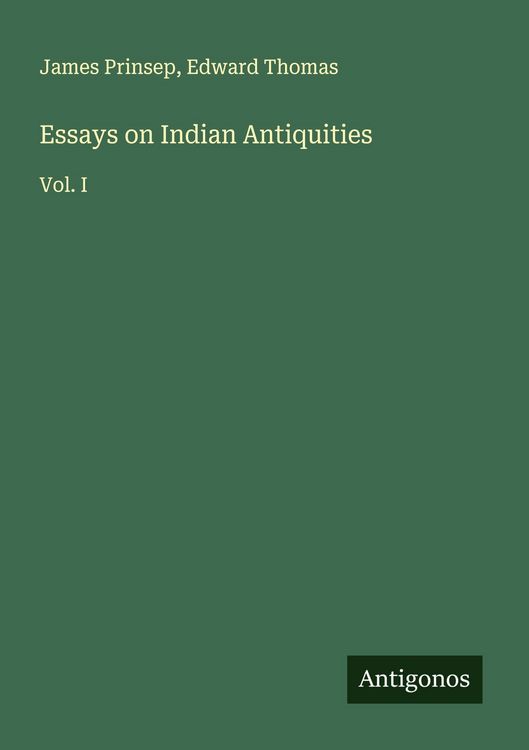 Produktbild: Essays on Indian Antiquities