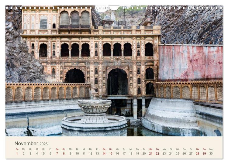Produktbild: Rajasthan - Architektur im Land der K&ouml;nige (Wandkalender 2026 DIN A3 quer), CALVENDO Monatskalender