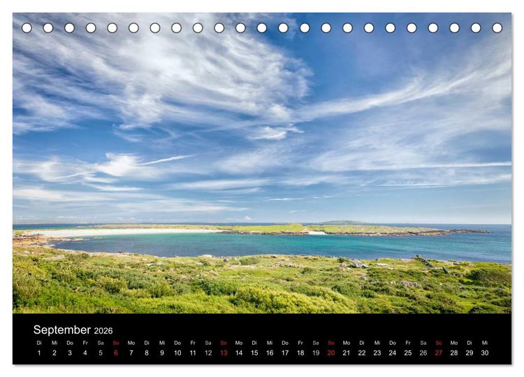 Produktbild: Irland - Zauberhafte Augenblicke (Tischkalender 2026 DIN A5 quer), CALVENDO Monatskalender